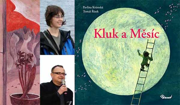 Ilustrátor Tomáš Řízek a  Pavlína Kramská – čestné uznání v soutěži Oshima za knihu Kluk a měsíc
