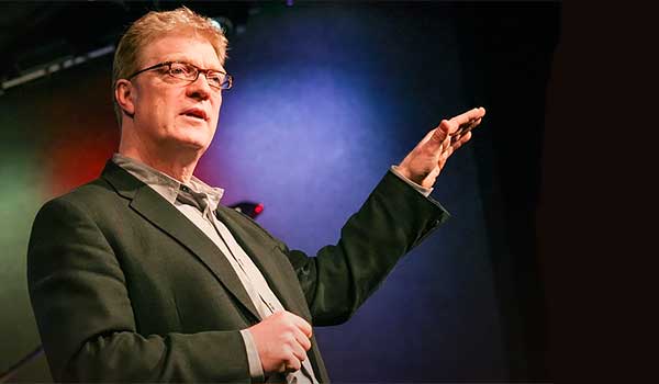 Ken Robinson o třech principech lidského rozkvětu