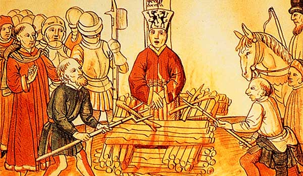 Upálení Mistra Jana Husa, 6. července 1415 v Kostnici, důkaz arogance totalitní inkviziční moci církve