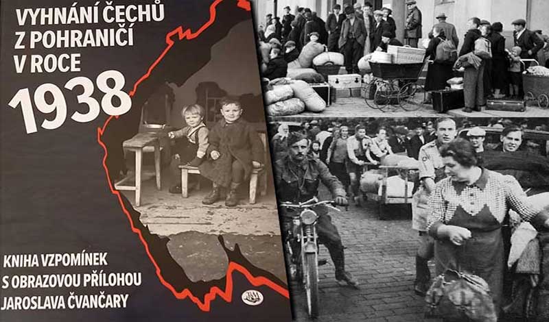 vystěhování Čechů z pohraničí v roce 1938