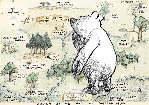 shepard map pooh