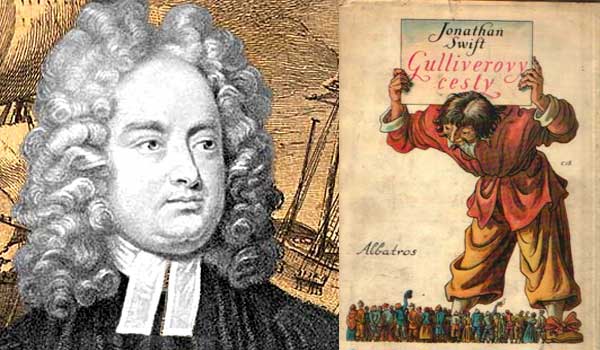 Gulliverovy cesty, světový bestseller a pološílený pamfletista Jonathan Swift