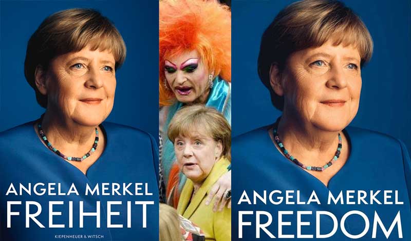 Poslušná kancléřka Angela Merkelová vydává deníky z let 1954 - 2021