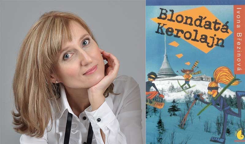 Oblíbený dívčí román Blonďatá Kerolajn populární Ivony Březinové