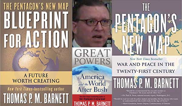 Thomas Barnett a jeho vize změny světa v globální otroctví v podobě nové mapy Pentagonu