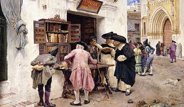 The Bibliophiles 1879 by Luis Jimenez y Aranda