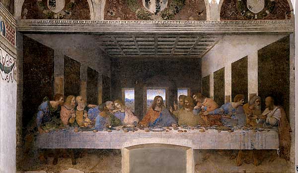 leonardo da vinci posledni vecere freska 14951498