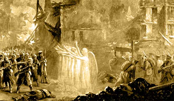 Arthur Machen a andělé u Monsu. Křesťanská kostelní propaganda a slepá víra válečných hrdinů – sebevrahů
