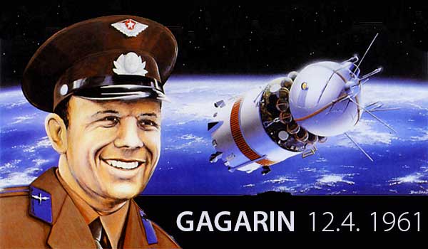 Rus Jurij Gagarin. Knihy a filmy o prvním člověku ve vesmíru