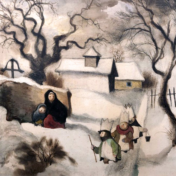 trnka tri kralove vanoce zima | Čítárny