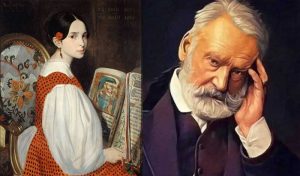 Portrét Leopoldine Hugo od Auguste de Chatillona + portrét Viktora Huga | Čítárny Portrét Leopoldine Hugo od Auguste de Chatillona + portrét Viktora Huga | Čítárny
