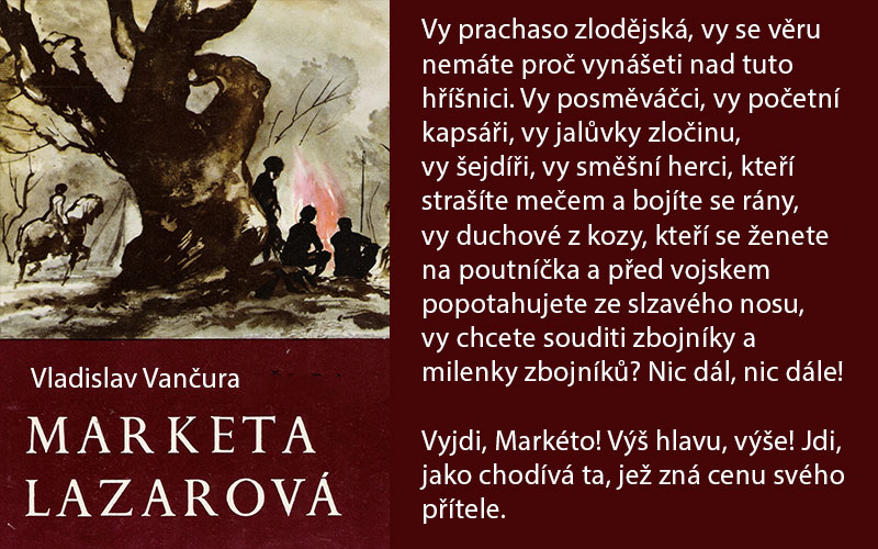 Vančura. Markéta Lazarová | Čítárny Vančura. Markéta Lazarová | Čítárny